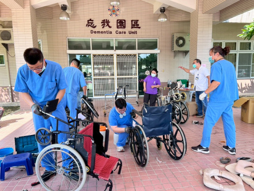 北榮身障重建中心至屏東榮家輔具巡迴服務 守護長輩安全健康