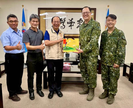 臺南後備指揮部指揮官拜會榮服處長 共構綿密服務照顧網絡