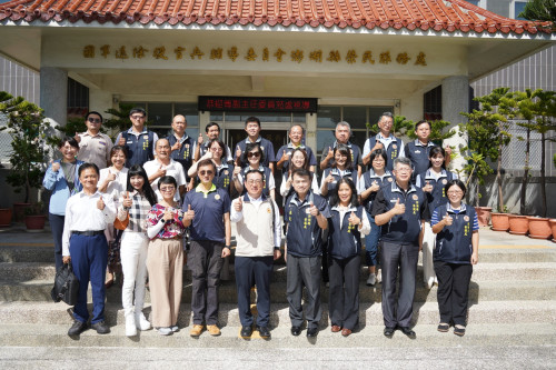 輔導會傅正誠視導澎湖榮服處 指導榮民文物保存與傳承