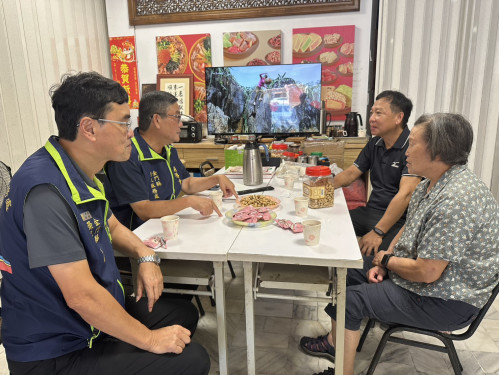 金門榮服處拜訪創業有成榮民 分享經驗強化服務連結