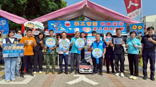 關廟救國團十月捐血有愛 號召捐款花蓮光復救家園