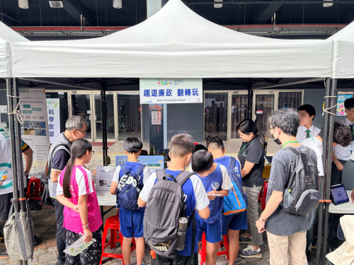 南科搭乘科普列車推廣廉潔誠信
