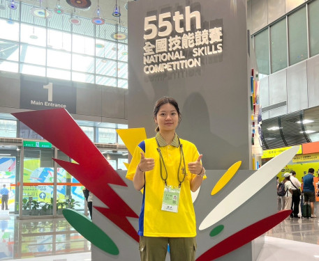 甜美新2代備戰技職奧運賽 南分署展示選手初次參賽即放眼國際