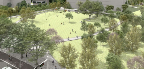 永康砲校現址轉型創意園區 40米綠蔭大道 千坪寵物公園