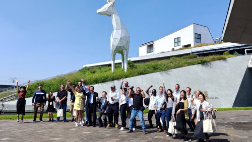 綠能採購團走進沙崙 科學城躍升國際綠能合作據點