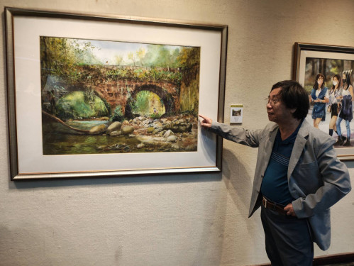 臺灣南美會洪啓元讚郭宗正：妙筆生花寫形神