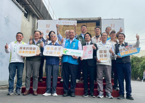 新豐稻米產銷契作集團產區首進軍日 臺灣米邁向國際新里程