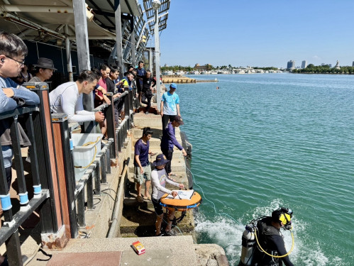 南市消潛水人員複訓再進化導入水下視訊裝備 提升救援安全