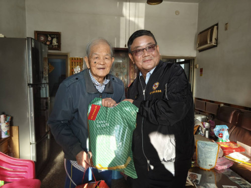 金門榮服處寒冬送暖 溫馨關懷弱勢榮民遺眷  