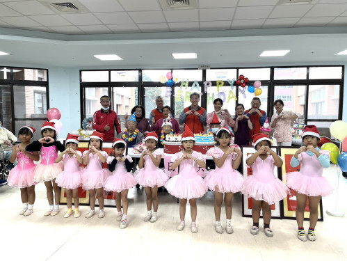 屏東榮服處榮民聯合慶生 4百齡壽星歡度溫馨時刻