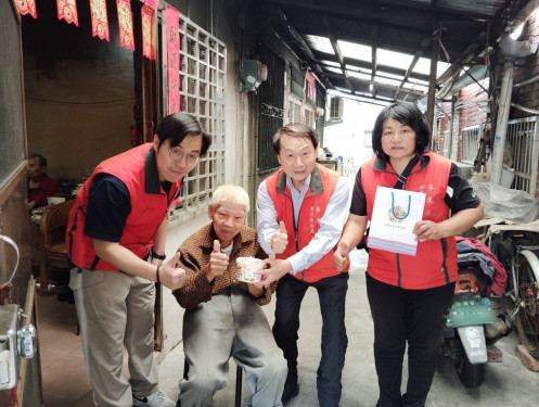 屏東榮服處暖心送湯圓 溫馨關懷榮民眷