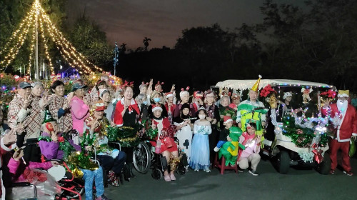 白河榮家聖誕點燈迎佳節 住民才藝秀歡喜享溫馨  