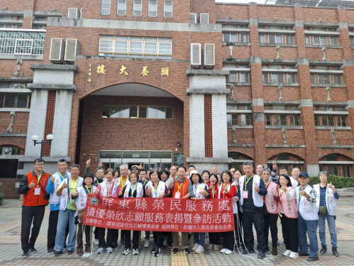 屏東榮服處落實行動關懷 榮欣志工送暖南區老人之家