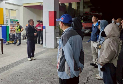 花蓮榮家夜間災害防救演習 提升家區防災意識