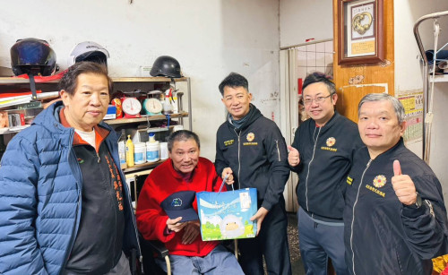 寒冬送暖！苗栗榮服處慰問戰公傷殘及年長榮民眷
