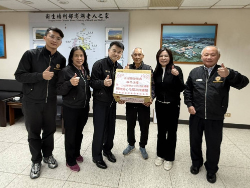 澎湖榮服處關懷地區安養機構榮民眷 榮情溫馨送愛