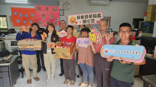 屏東榮服處代轉善心物資 暖心慰問教養院