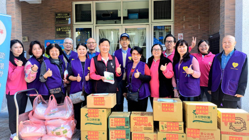 有愛無礙 幸福同在 雲林華聖啓能感謝快樂志工行善隊捐贈