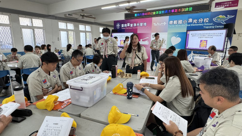 臺南辦國中小候用主任童軍木章基本訓練 培育校園領導專才