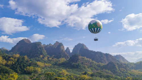 過年南投很熱鬧！ 九九峰氦氣球12日開放全民預約