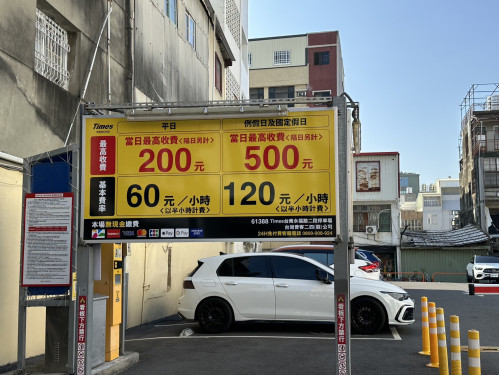 公告臺南高費率民營停車場 保障消費者權益