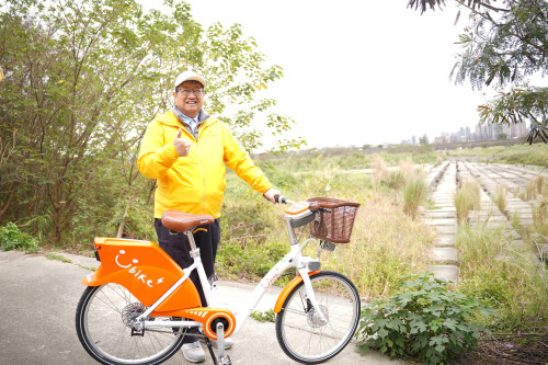 竹縣頭前溪右岸自行車道通車串聯濱海 　楊文科縣長歡迎大家騎車趣！