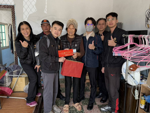 澎湖榮服處深入二級離島關懷榮民眷 春節送暖不停歇