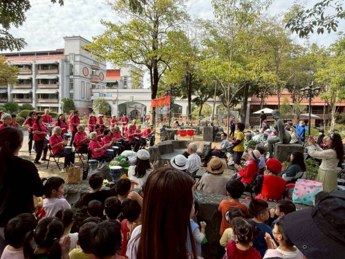 榮家結合臺南樂透歌友會獻藝鬧元宵 住民長輩歡樂滿堂