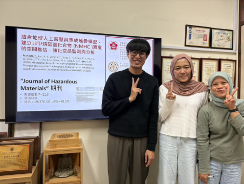 成大測量系吳治達團隊以AI鎖定臭氧即時分佈  助攻空汙治理