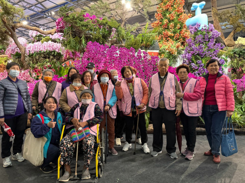 白河榮家蘭展微旅行 住民賞心悅目心花怒放