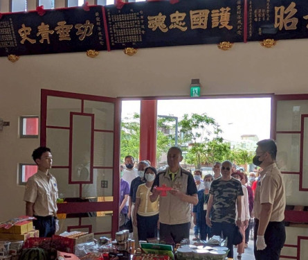 臺南榮家清明祭祀榮靈典 感念與追思榮民先烈