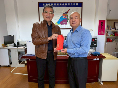 宜蘭榮服處感謝欣桃天然氣捐贈善款 關懷弱勢榮民眷