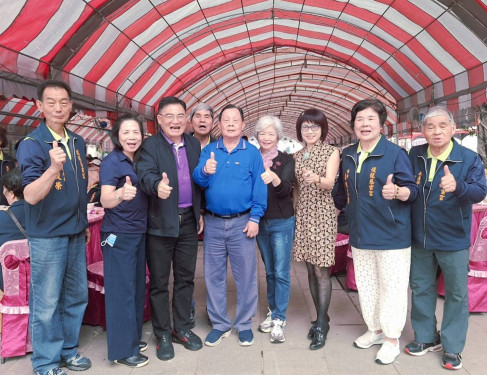 劉燈鐘至頭份永貞宮參拜媽祖  與全台宮廟代表同霑法喜