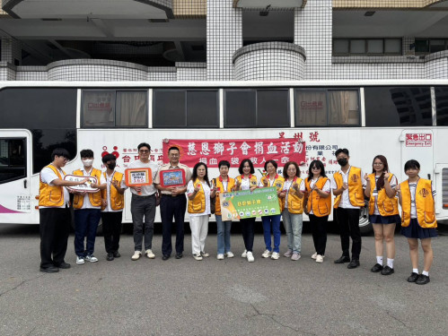 彰化榮家×達德商工攜手捐血傳愛 兼顧反詐宣導