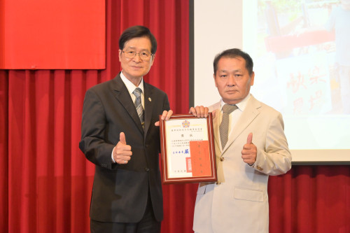 花蓮榮家李元松憑專業熱忱 榮獲輔導會績優工友表揚