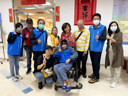 安心御老全面應援 基隆榮服處守護105歲長者安置榮家