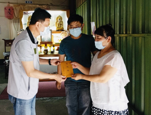 南市軍人服務站慰問國軍急難家屬