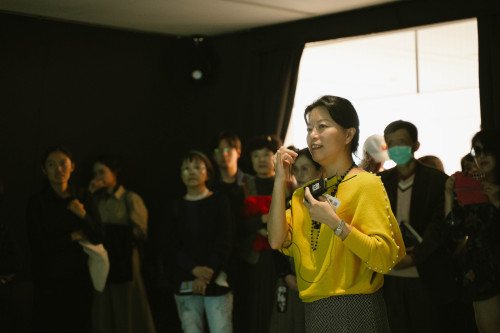 臺南文化中心走入校園 推廣《重構世界》展覽教育