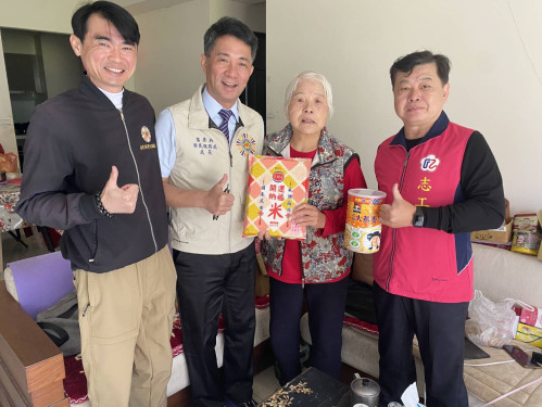 苗栗榮欣志工黃幸一熱心服務榮民 展溫暖力量