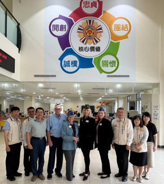 美VFW協會參訪臺南榮服處 深化臺美退除役官兵服務照顧交流