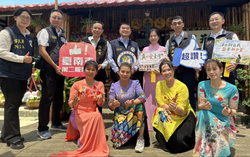 移民署跨機關行動訪視府城新住民 築夢新力量 
