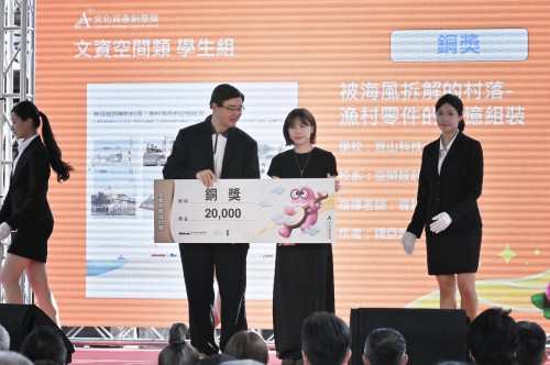 崑大空設系A＋文資獎獲1銅1優選：以設計回應土地議題 