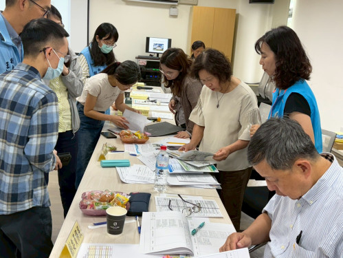 中央評核小組蒞金實地考核新住民照顧服務績效