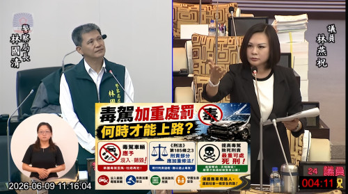 毒品宛如「煙彈戰爭」！林燕祝問市府：反毒子彈準備好？
