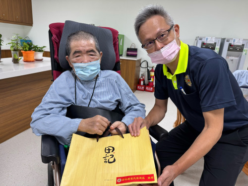 雲林榮服處端節前慰問住院榮民 傳遞溫馨關懷