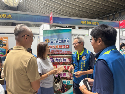 雲林榮服處參與就博會 推軍民專長轉銜助退除役官兵就業