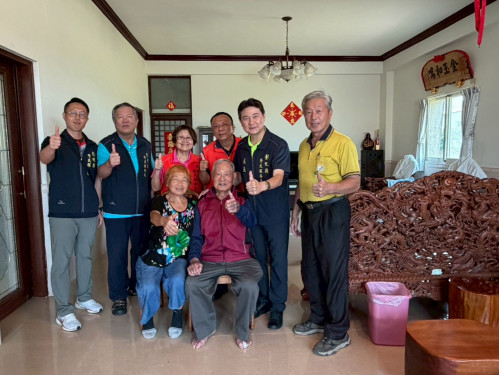 彰化榮服處攜手後備幹部關懷榮民眷 傳承愛國敬老精神