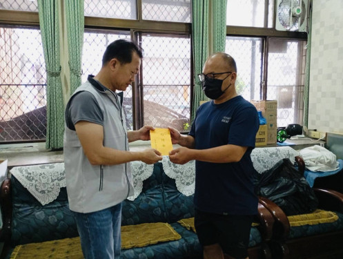 南市軍人服務站慰問國軍急難家屬