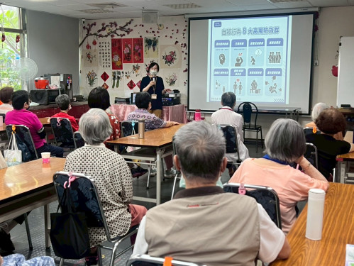 嘉榮前進社區用陪伴守護榮民眷長者心理健康
