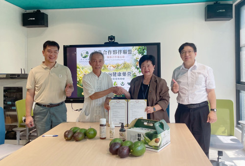 嘉藥×大仁有機農場產學首創發酵技術 酪梨花華麗變身